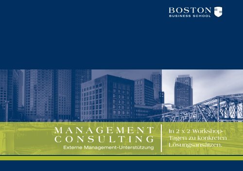 MANAGEMENT CONSULTING - Boston Business School