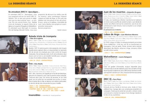 TÃ©lÃ©chargez le programme du festival CinespaÃ±a