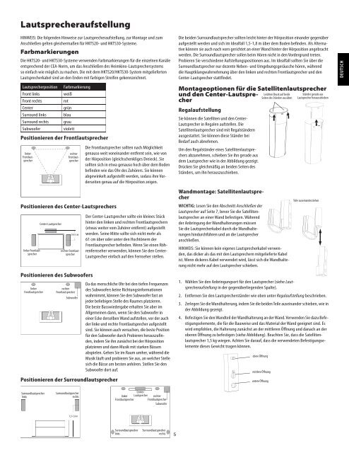 HKTS 20/HKTS 30 - Harman Kardon