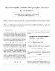 Estimation rapide des paramètres d'un signal à phase polynomiale