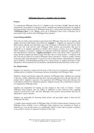 Supplier Code of Conduct 1 March 2012 - JPMorgan Chase