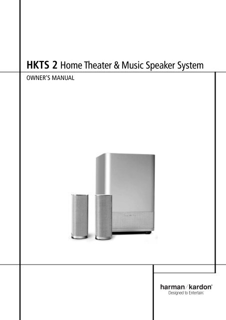 HKTS 2 &amp; Music Speaker - Harman Kardon