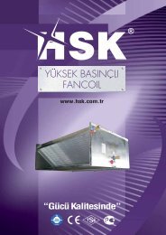 YÃ¼ksek BasÄ±nÃ§lÄ± Fancoil