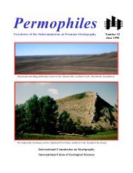 Newsletter of the Subcommission on Permian Stratigraphy