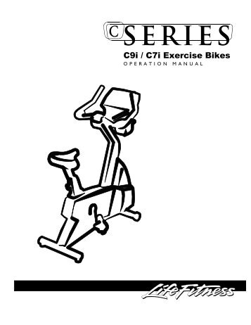 C9i / C7i Exercise Bikes - Life Fitness