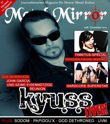 METAL MIRROR #48 - Kyuss, Tinnitus, Sodom, Hellyeah, Hardcore ...