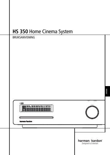 HS 350 Home Cinema System - Harman Kardon