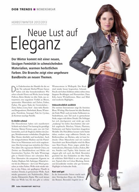 Ausgabe 02 / 2012 - Häuser der Mode