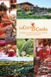 la cocina que canta - Rancho La Puerta