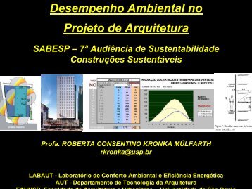 Desempenho Ambiental no Projeto de Arquitetura - Sabesp