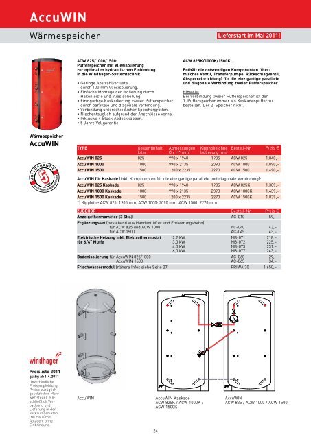 VarioWIN (XS) - Heizungs-Discount