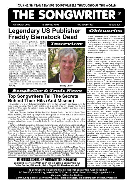 Legendary US Publisher Freddy Bienstock Dead - International