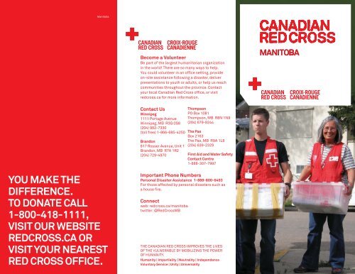 General Brochure - Canadian Red Cross