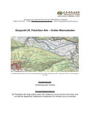 Geopunkt 20 - Geopark Karnische Alpen