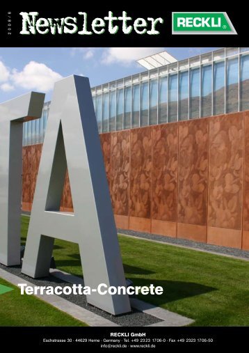 Terracotta-Concrete - RECKLI GmbH: Home