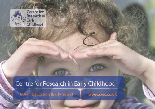 MA in Education (Early Years) - Centre for Research in Early ...