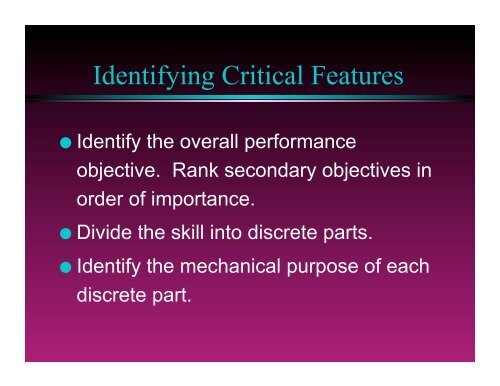 Qualitative Analysis