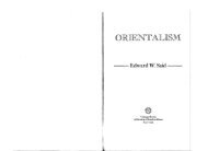 Orientalism - autonomous learning