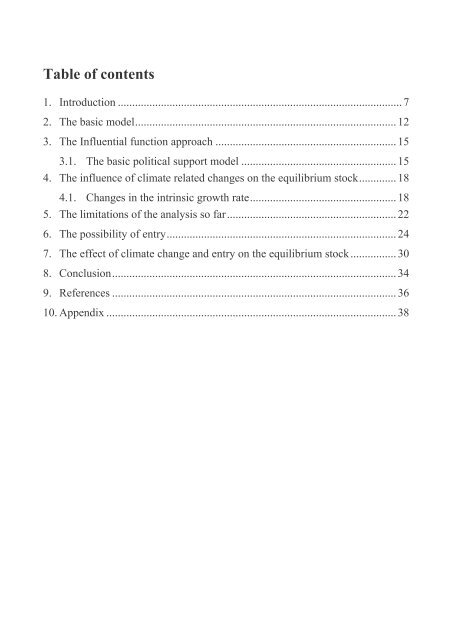 Lobbyism and Climate Change in Fisheries: A ... - ResearchGate