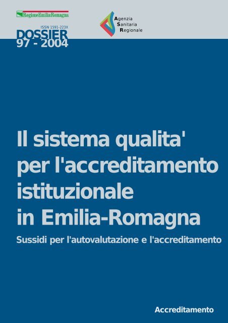 Dossier - Agenzia sanitaria regionale Emilia-Romagna - Regione ...