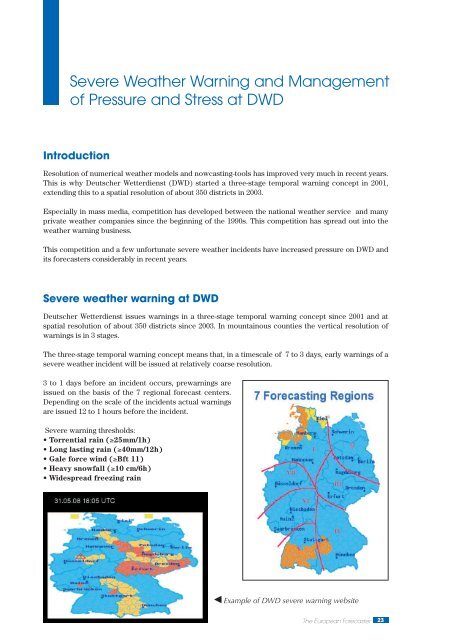 Severe Weather Warning and Management of Pressure and Stress ...