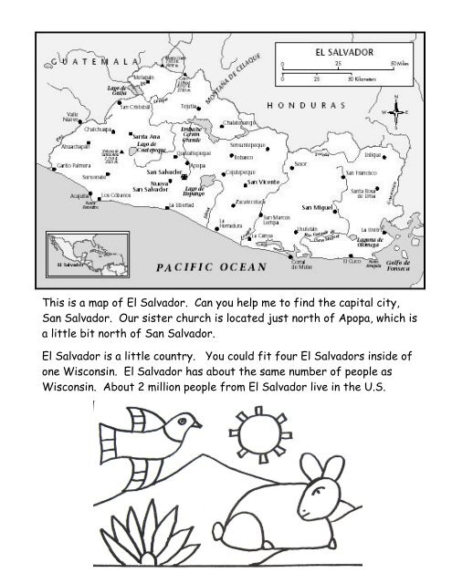 My El Salvador Coloring Book - Partners with El Salvador