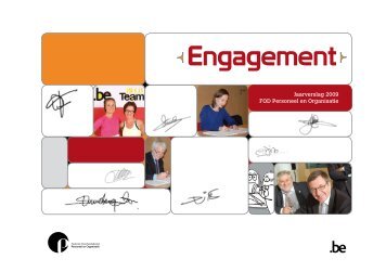 Engagement (PDF, 2.88 MB) - Fedweb - Federale Portaalsite
