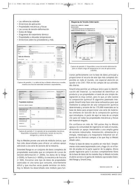 FUNDICIONES FERREAS Y NO FERREAS EN ARENA ... - Metalspain