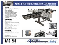 APS-218 - Accutek Packaging Equipment