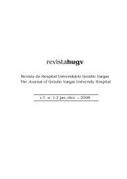 Revista HUGV 2008 - Hospital UniversitÃ¡rio GetÃºlio Vargas - Ufam