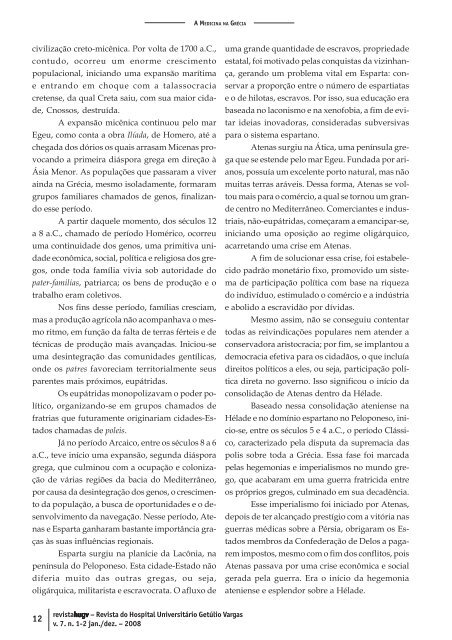 Revista HUGV 2008 - Hospital UniversitÃ¡rio GetÃºlio Vargas - Ufam