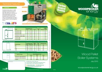 Wood Pellet Boiler Systems - Woodpecker Energy