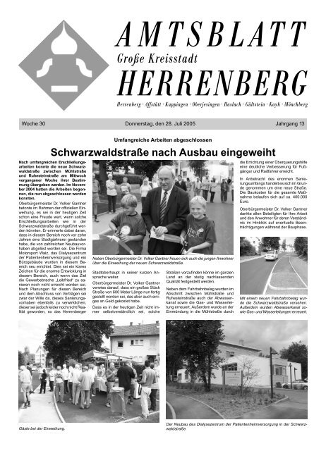 Amtsblatt - Herrenberg