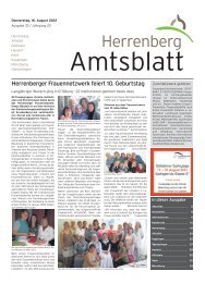 Bezirksamt Affstatt Herrenberg