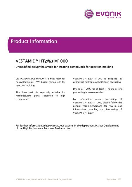 VESTAMID HTplus M1000