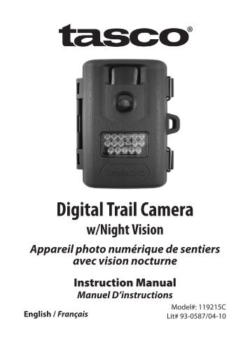 Digital Trail Camera w/Night Vision - Tasco