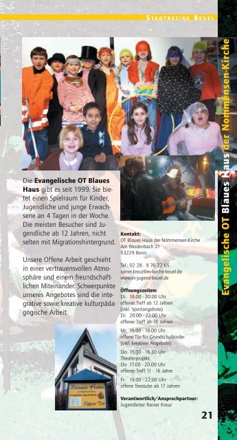 Offene Kinder- und Jugendarbeit in Bonn - Das JAP