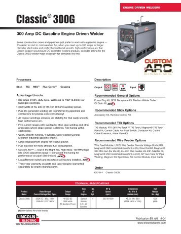 300 Amp DC Gasoline Engine Driven Welder - semirca, ca