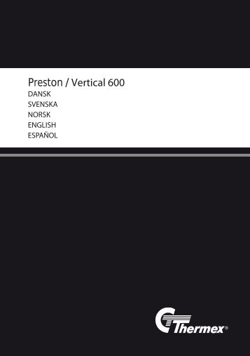 Preston / Vertical 600 - Thermex