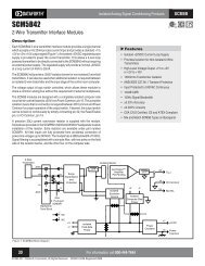 SCM5B42 2-Wire Transmitter Interface Modules - Dataforth