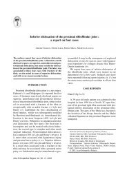 Inferior dislocation of the proximal tibiofibular joint - Acta ...