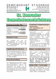 Gemeinde Zeitung vom Sep.2011 - St.Konrad