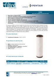 Filtre Everpure Microguard Pro4 Matériau filtrant en fibres