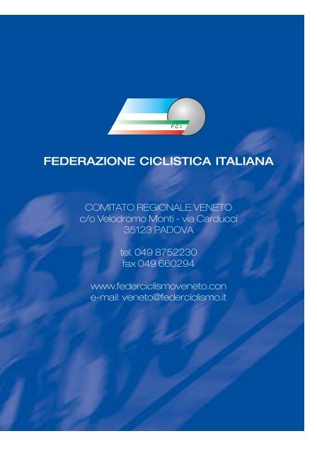 Calendario - Federazione Ciclistica Italiana