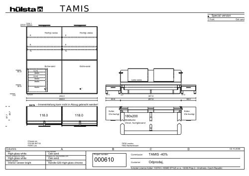 118.0 118.0 180x200 TAMIS -40% Odprodej, - Home Style sro