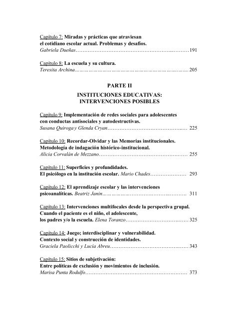 VOLUMEN 2 PsicologÃ­a Educacional en el Contexto de la ClÃ­nica ...