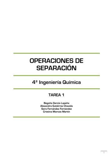 OPERACIONES DE SEPARACIÃN - IqTMA-UVa