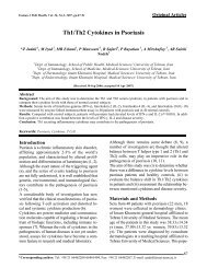 Th1/Th2 Cytokines in Psoriasis