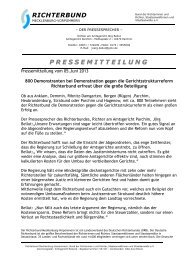 pressemitteilung - Richterbund Mecklenburg-Vorpommern