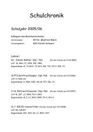 Schuljahr 2005/06 - Polytechnische Schule Wildon